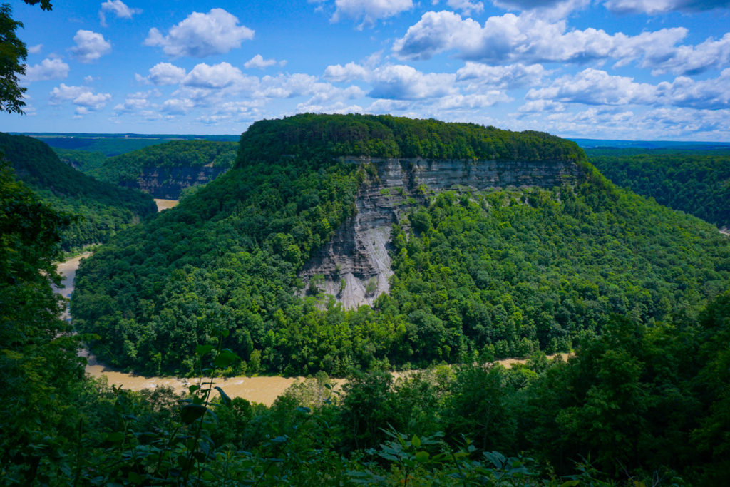 Overlook along the Gorge Trail in Letchworth State Park