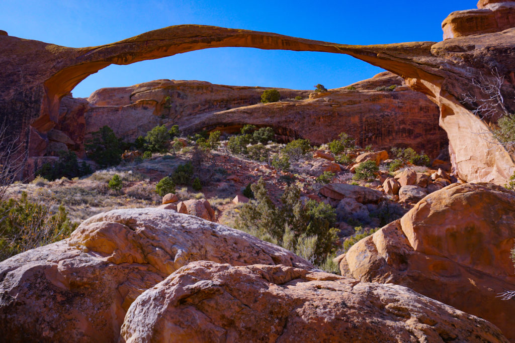 Landscape Arch in Devils Garden Arches National Park