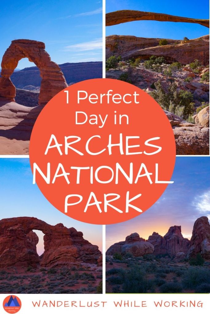 Wondering the best way to spend 1 day in Arches National Park? Check out this itinerary including some of the best hikes in Arches including Delicate Arch.